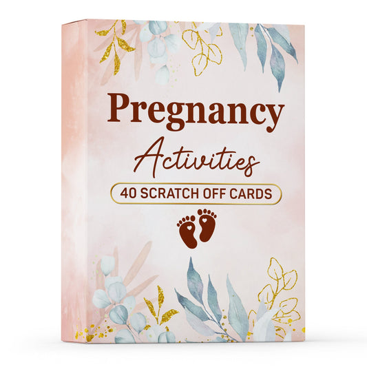 40 Fun Scratch Off Activities to do While Pregnant - Create Everlasting Memories of Your Pregnancy - Unique Gift for Expecting Mom - FB054